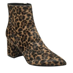 NEW Marc Fisher Jarli Genuine Calf Hair Bootie